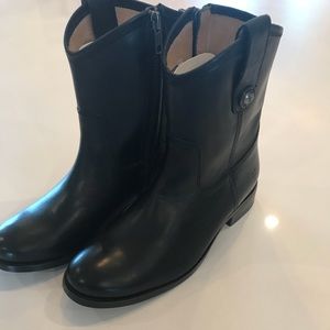 Frye Melissa Button Leather Boots